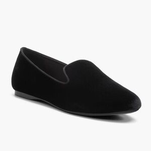 BIRDIES WOMENS 11 THE STARLING BLACK SUEDE LOAFER FLAT SLIP ON SHOE